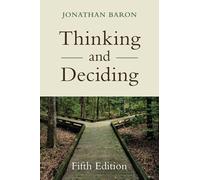 Thinking and Deciding Baron Paperback Cambridge University Press 5e