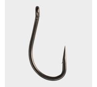 Thinking Angler Out-Turned Eye Hook Size 7 (Barbed) - Black, Black