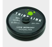 Thinking Angler Think Link Low Memory Hooklink 30Lb (0.50Mm) 20M - Black, Black