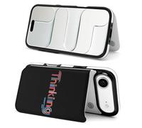 Thinking Cell Phone Flip Case Compatible with iPhone 17/17 Air/17 Pro/17 Pro Max Soft Protective Shell