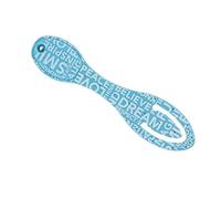 Thinking Gifts Company Limited Flexilight Blue Words