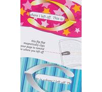 Thinking Gifts Novelty Magnetic Bookmarks & Page Holder- Flip Flops Set of 2
