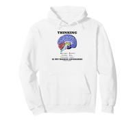 Thinking Is My Modus Operandi Human Brain Pullover Hoodie