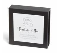 Thinking of You. 12 x Twenty Minute Candles with a ceramic holder for relaxation, meditation, mindfulness and well-being