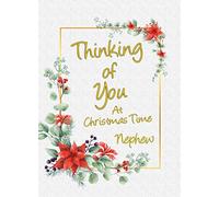 Thinking of You at Christmas Card for Nephew - Special Xmas Card for Him Her Kids Male Female