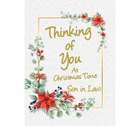 Thinking of You at Christmas Card for Son in Law - Special Xmas Card for Him Her Kids Male Female