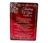 Thinking Of You At Christmas Graveside Keepsake Card