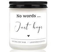 Thinking of You Candle Bereavement Gifts, Hug Candle Thinking of You Gifts Sympathy Candles, Bereavement Candles Sympathy Gift Condolence Gift, Lavender Scented, 7oz