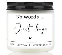 Thinking of You Candle Hug Candle, Sympathy Gift Bereavement Gift, Thinking of You Gifts Condolence Gifts Memory Candles, Handmade Lavender Scented, 3.5oz