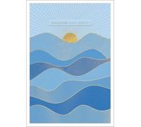 Thinking of You Card Stylish Brighter Days Ahead - Gold Foil Greeting Card
