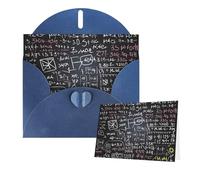 Thinking of You Cards Birthday Cards with Envelopes Math Formula Blank Cards for All Occasions Happy Birthday Anniversary Greeting Card for Wedding Invitations Thank You Note 10x15 cm