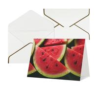 Thinking of You Cards Birthday Cards with Envelopes Watermelon beautiful Blank Cards for All Occasions Happy Birthday Anniversary Greeting Card for Wedding Invitations Thank You Note