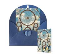 Thinking of You Cards Birthday Greeting Cards with Envelopes Native American Dream Catcher Blank Cards for All Occasions Happy Birthday Thank You Note Card for Wedding Invitations Christmas 10 X 15 CM