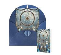 Thinking of You Cards Birthday Greeting Cards with Envelopes Native American Dream Catcher Blank Cards for All Occasions Happy Birthday Thank You Note Card for Wedding Invitations Christmas 10 X 15 CM