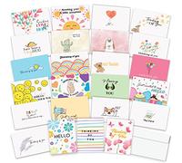 Thinking of You Cards with Envelopes - 24 Thinking of You Greeting Cards with Unique Designs and Inspiring Words - The Perfect Encouragement Cards to Send to a Close Friend, Relative or Loved One (24)