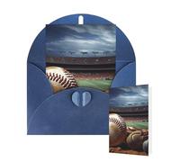 Thinking of You Cards with Envelopes Baseball Blank Cards for All Occasions Thank You Blank Note Card Greeting Cards for Wedding Bridal Invitations Birthday Party 10 x 15 cm