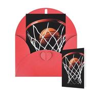 Thinking of You Cards with Envelopes Basketball Blank Cards for All Occasions Thank You Blank Note Card Greeting Cards for Wedding Bridal Invitations Birthday Party 10 x 15 cm