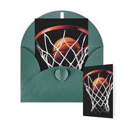 Thinking of You Cards with Envelopes Basketball Blank Cards for All Occasions Thank You Blank Note Card Greeting Cards for Wedding Bridal Invitations Birthday Party 10 x 15 cm