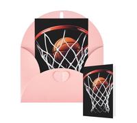 Thinking of You Cards with Envelopes Basketball Blank Cards for All Occasions Thank You Blank Note Card Greeting Cards for Wedding Bridal Invitations Birthday Party 10 x 15 cm