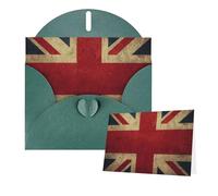 Thinking of You Cards with Envelopes British Flags Blank Cards for All Occasions Sympathy Card Blank Note Card Thank You Greeting Cards for Wedding Invitations Birthday Party