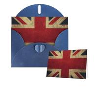 Thinking of You Cards with Envelopes British Flags Blank Cards for All Occasions Sympathy Card Blank Note Card Thank You Greeting Cards for Wedding Invitations Birthday Party