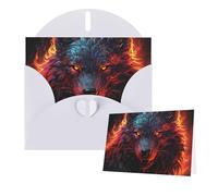 Thinking of You Cards with Envelopes Burn Together Greeting Cards for All Occasions Thank You Blank Note Card for Wedding Invitations Valentine's Day Birthday Card 10x15 cm