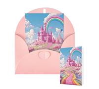 Thinking of You Cards with Envelopes Candy land Blank Cards for All Occasions Thank You Blank Note Card Greeting Cards for Wedding Bridal Invitations Birthday Party 10 x 15 cm