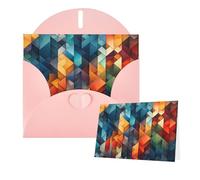 Thinking of You Cards with Envelopes Complex geometric designs Greeting Cards for All Occasions Thank You Blank Note Card for Wedding Invitations Valentine's Day Birthday Card 10x15 cm