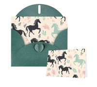 Thinking of You Cards with Envelopes Cute Horse Blank Cards for All Occasions Sympathy Card Blank Note Card Thank You Greeting Cards for Wedding Invitations Birthday Party