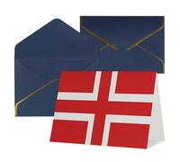 Thinking of You Cards with Envelopes Denmark Danish Flag Blank Cards for All Occasions Sympathy Card Blank Note Card Thank You Greeting Cards for Wedding Invitations Birthday Party