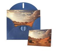 Thinking of You Cards with Envelopes Desert Greeting Cards for All Occasions Thank You Blank Note Card for Wedding Invitations Valentine's Day Birthday Card 10x15 cm