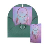 Thinking of You Cards with Envelopes Dream catcher Blank Cards for All Occasions Thank You Blank Note Card Greeting Cards for Wedding Bridal Invitations Birthday Party 10 x 15 cm