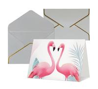 Thinking of You Cards with Envelopes Flamingo Blank Cards for All Occasions Sympathy Card Blank Note Card Thank You Greeting Cards for Wedding Invitations Birthday Party