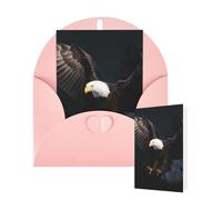 Thinking of You Cards with Envelopes Greetings Card 3D Bald Eagle Blank Cards for All Occasions Birthday Thank You Note Card for Wedding Invitations Valentine's Day 10 X 15 CM