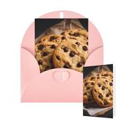 Thinking of You Cards with Envelopes Greetings Card Chocolate Chip Cookies Blank Cards for All Occasions Birthday Thank You Note Card for Wedding Invitations Valentine's Day 10 X 15 CM