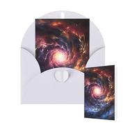 Thinking of You Cards with Envelopes Greetings Card Cosmic Storm Blank Cards for All Occasions Birthday Thank You Note Card for Wedding Invitations Valentine's Day 10 X 15 CM