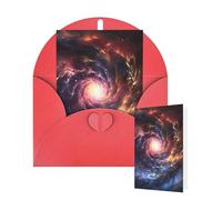 Thinking of You Cards with Envelopes Greetings Card Cosmic Storm Blank Cards for All Occasions Birthday Thank You Note Card for Wedding Invitations Valentine's Day 10 X 15 CM