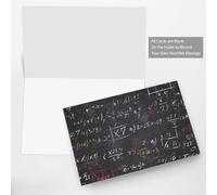 Thinking of You Cards with Envelopes Greetings Card mathematics and physics Blank Cards for All Occasions Birthday Thank You Note Card for Wedding Invitations Valentine's Day 10 X 15 CM
