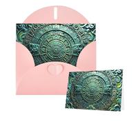 Thinking of You Cards with Envelopes Greetings Card Mayan Calendar End of The World Blank Cards for All Occasions Birthday Thank You Note Card for Wedding Invitations Valentine's Day 10 X 15 CM