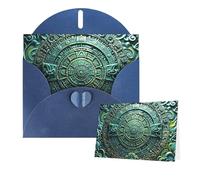 Thinking of You Cards with Envelopes Greetings Card Mayan Calendar End of The World Blank Cards for All Occasions Birthday Thank You Note Card for Wedding Invitations Valentine's Day 10 X 15 CM