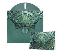 Thinking of You Cards with Envelopes Greetings Card Mayan Calendar End of The World Blank Cards for All Occasions Birthday Thank You Note Card for Wedding Invitations Valentine's Day 10 X 15 CM