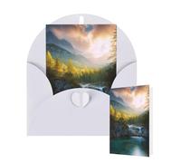 Thinking of You Cards with Envelopes Greetings Card Nature Landscape Blank Cards for All Occasions Birthday Thank You Note Card for Wedding Invitations Valentine's Day 10 X 15 CM