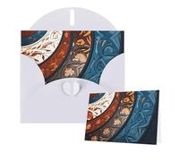 Thinking of You Cards with Envelopes Greetings Card Spiral and curve patterns Blank Cards for All Occasions Birthday Thank You Note Card for Wedding Invitations Valentine's Day 10 X 15 CM