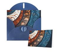 Thinking of You Cards with Envelopes Greetings Card Spiral and curve patterns Blank Cards for All Occasions Birthday Thank You Note Card for Wedding Invitations Valentine's Day 10 X 15 CM