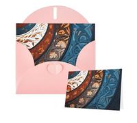 Thinking of You Cards with Envelopes Greetings Card Spiral and curve patterns Blank Cards for All Occasions Birthday Thank You Note Card for Wedding Invitations Valentine's Day 10 X 15 CM