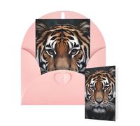 Thinking of You Cards with Envelopes Greetings Card Tigers Blank Cards for All Occasions Birthday Thank You Note Card for Wedding Invitations Valentine's Day 10 X 15 CM