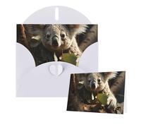 Thinking of You Cards with Envelopes Koala on the Tree Greeting Cards for All Occasions Thank You Blank Note Card for Wedding Invitations Valentine's Day Birthday Card 10x15 cm
