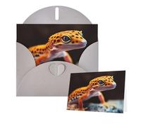 Thinking of You Cards with Envelopes Leopard Little Gecko Blank Cards for All Occasions Sympathy Card Blank Note Card Thank You Greeting Cards for Wedding Invitations Birthday Party