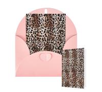 Thinking of You Cards with Envelopes leopard print Greeting Cards for All Occasions Thank You Blank Note Card for Wedding Invitations Valentine's Day Birthday Card 10x15 cm