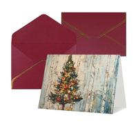 Thinking of You Cards with Envelopes Merry Christmas Birch Tree Blank Cards for All Occasions Sympathy Card Blank Note Card Thank You Greeting Cards for Wedding Invitations Birthday Party